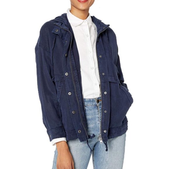 Lucky Brand Jackets & Blazers - Lucky Brand Tencel Lightweight Hooded Jacket. L